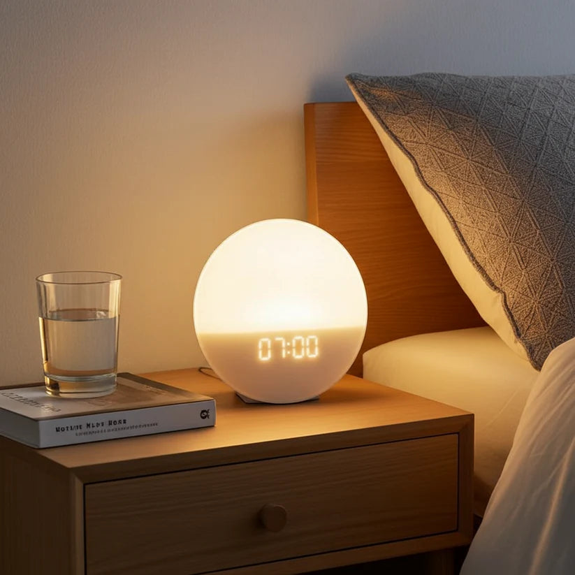 Réveil aux aurores – Réveil lumineux simulateur de lever de soleil